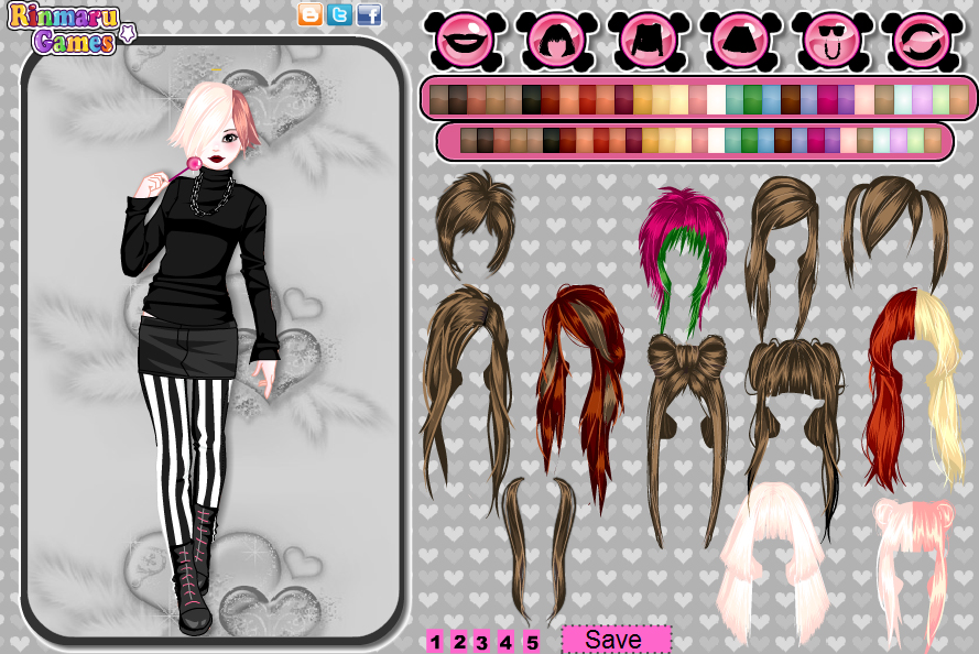 Kawaii Emo Girl Rinmaru